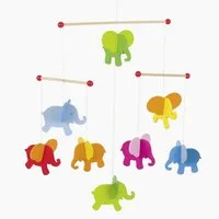 goki Mobile Mobile Elefanten, (packung, 9-tlg., spar set), dekorative Ergänzung für das Kinderzimmer