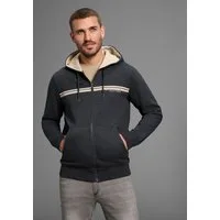 Bruno Banani Sweatjacke moderner Brustprint