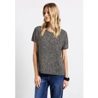 STREET ONE T-Shirt aus softem Materialmix