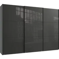 Wimex Kleiderschrank Indiana by fresh to go, wahlweise mit oder ohne Spiegel (INKLUSIVE Innenausstattung und Selbsteinzug für die Türen) große Breiten250 oder 300cm, mit oder ohne Glasfront, Made in Germany