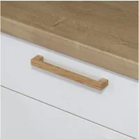 ekengriep Möbelgriff 252, Holzgriff aus Eiche für Küche, IKEA Schrank, Schubladen usw.
