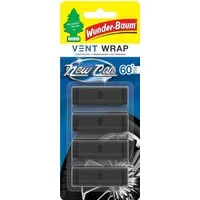 Wunder-Baum Duftstäbchen VENT WRAP New Car Lüftungsgitter Duft Clips WUNDERBAUM 4er Set
