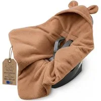 Einschlagdecke Babyschale Bouclé Winter Fußsack Neugeborene Winterschlafsack Blanket, Totsy Baby