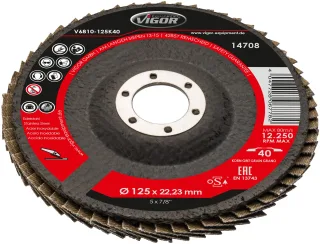 VIGOR Fächerscheiben Satz, 10St. - V7010-125K80
