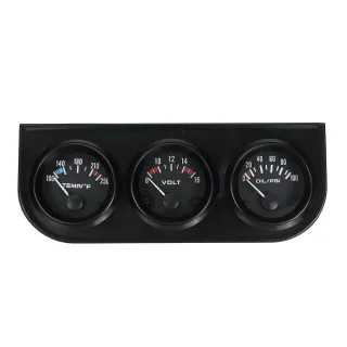 2''/52mm Bezel Voltmeter & Water Thermometer & Oil Pressure Electrical Gauge