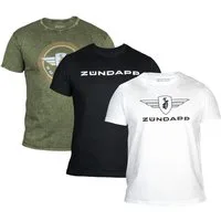 Zündapp T-Shirt (Dreierpack) Dreierpack Basic Shirt unisex 100 % Baumwolle