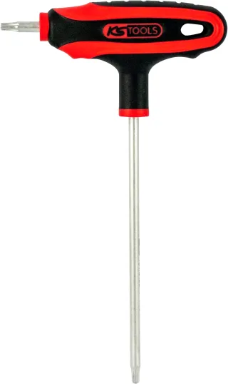 KS Tools T-Griff-Torx-Winkelstiftschlüssel,Bohrung - 151.8122