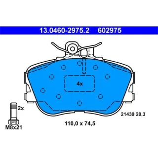 ATE Bremsbel?ge vorne Mercedes C-Klasse T-Model W202 S202