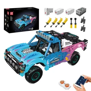 Mould King 18040 RC Air Suspension Trophy Truck Technical Car Toys Building Block Brick Assembly Kit Kids Christmas Gift