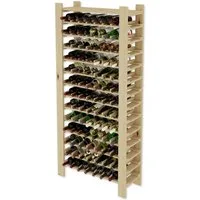 Lenmar Weinregal Weinregal Weinregal Holz Flaschenregal für 91 Flaschen RW-5-3