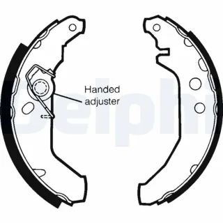 Delphi Bremsbacken hinten Ford Courier Fiesta LS1435