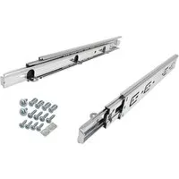 SO-TECH® Auszug Vollauszüge KV4-45-H45-NF-MS Traglast 45 kg mit Auflagewinke, Länge 700 mm, 1 Paar inkl. Schraubenset