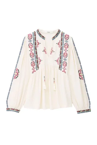 ba&sh - Bluse- Tilt beige - Gr. - 2