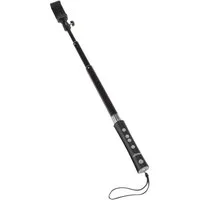 Ultron selfie BT energy Selfiestick (2in1, Selfie-Stick und 2600 mAh Powerbank in einem, Bluetooth Steuerung, 1/4 Zoll Gewinde, Universalhalterung für Smartphones, Fernbedienung, bis zu 1m ausziehbar, schwarz)