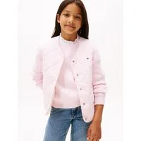 Tommy Hilfiger Wendeweste REVERSIBLE QUILTED VEST für Kinder bis 16 Jahre, mit großen Druckknöpfen