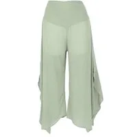 Guru-Shop Relaxhose Palazzohose, weite Boho Sommerhose, weiter.. alternative Bekleidung