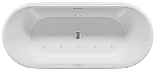 Riho freistehende Badewanne Modesty 170x76 seidenmatt weiß, B090002105 B090002105