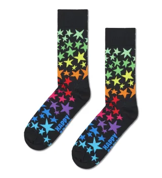 happy socks - Star Cluster Sock Schwarz - Gr. - 38