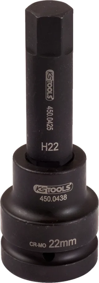 KS Tools 1" Kraft-Bit-Stecknuss Innensechskant - 450.0497