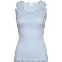 rosemunde Spitzentop Babette Silk Top mit Seide Vintage-Spitzenbesatz, mit Rundhalsausschnitt, hoher Seidenanteil