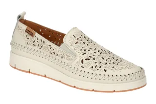 Pikolinos W8D-3896 TENERIFE Damen Slipper wei? nata flexibel flach bequem