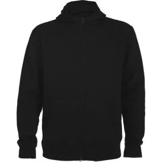 Roly - "Montblanc" Hoodie mit durchgehendem Reißverschluss für Herren (Schwarz)