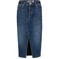 SUBLEVEL Jeansrock Damen Maxi Midi Mini Rock langer Schnitt Denim Stretch