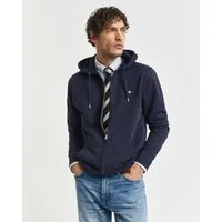 Gant Kapuzensweatjacke REG SHIELD FULL ZIP HOODIE mit Logostickerei auf der Brust