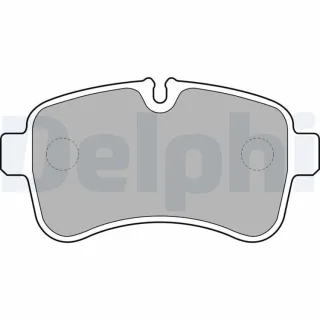 Delphi Bremsbel?ge hinten Iveco Daily 4 5 6 LP2040