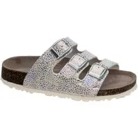 Fischer-Markenschuh Hawaii Pantolette aus Vegano (Lederimitat), mit Fleecefutter