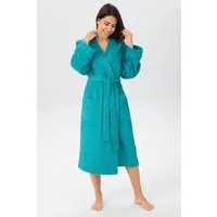 OTTO home Unisex-Bademantel Sanremo, ideal für Sauna & Spa, Hotelbademantel, Morgenmantel, Langform, Baumwolle, Kapuze, Gürtel, mit Taschen, Damen & Herren Bademäntel, S-3XL
