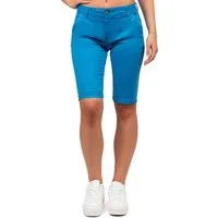 Cipo & Baxx Shorts Damen Straight Fit Capri Hose Mid Waist BA-WK186 erhältlich in trendigen Farben
