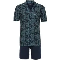 Ringella Shorty mit durchgeknöpftem Oberteil im Paisley-Dessin und Bermuda-Hose (2 tlg) 50% Baumwolle 50% Modal