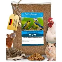 futterbauer 10kg Futterbauer Soldatenfliegenlarven Vogelfutter, Fischfutter, für: Vogel