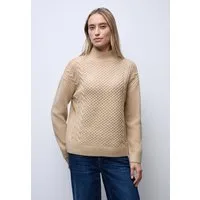 STREET ONE Rollkragenpullover Grobstrick