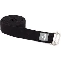 bodhi Yogamatte Yogagurt mit Schiebeschnalle ASANA BELT 2,5m, Metall schwarz