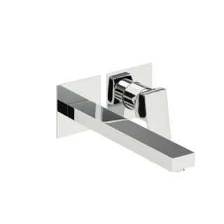 Herzbach NeoCastell Fertigmontageset 12.203757.1.01 240 mm, Waschtischarmatur, Unterputz, chrom