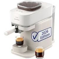 PHILIPS baristina Espressomaschine BAR305/00 mit Mahlwerk für ganze Bohnen, 16 bar Pumpendruck, Naturweiß​
