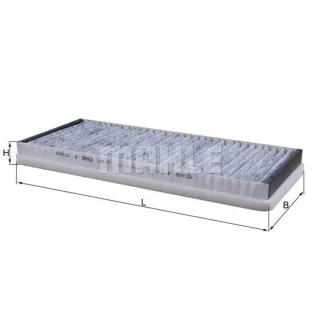 Mahle Aktivkohle-Innenraumfilter Ford Mazda LAK77