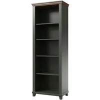 Helvetia Aktenregal Evora, Breite 71cm, Bücherregal, Bücherschrank mit 5 Fächern, Standregal