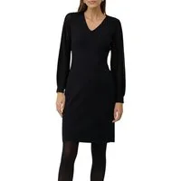 s.Oliver BLACK LABEL Strickkleid mit V-Ausschnitt