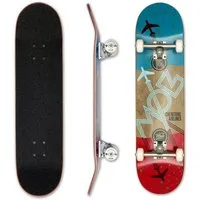 Mob Skateboards Skateboard Airlines 8.0 - Komplettboard 31 x 8 Zoll (Holzboard aus 7 Schichten Ahornholz, 1-St., fertig montiert), Skateboard für Jugendliche, Erwachsene, Anfänger und Profis
