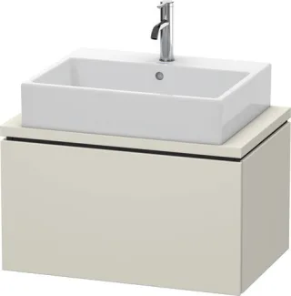 Duravit L-Cube Konsolenwaschtischunterbau wandhängend Taupe Matt 720x477x400 mm - LC580109191 LC580109191