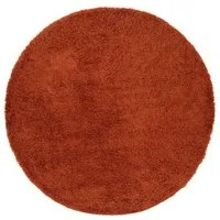Tapiso Hochflor-Teppich ESSENCE, rund, Höhe: 40 mm, Wohnzimmer, Schlafzimmer, Hochflor, Einfarbig
