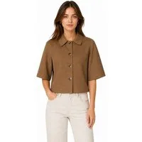 Selected Hemdjacke SLFSURI SS SUEDE SHIRT