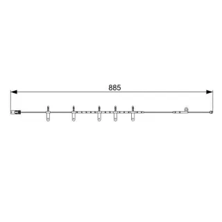 Bosch Warnkontakt f?r Bremsbel?ge Mini R50 R52 R53 1987473015