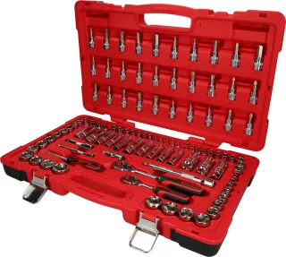 KS Tools 1/4"+3/8" CHROMEplus Steckschlüssel-Satz, 100-tlg - 958.0699