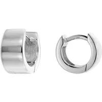 trendor Paar Creolen 41584, für Damen und Herren 925 Silber Klapp Ø 10 mm