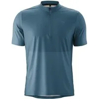 Gonso Radtrikot Adventure Jersey Halfzip M Herren Fahrradtrikot, modernes Half-Zip Trikot mit Rückentasche