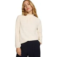 Zero Klassische Bluse Damen mit Lochmuster